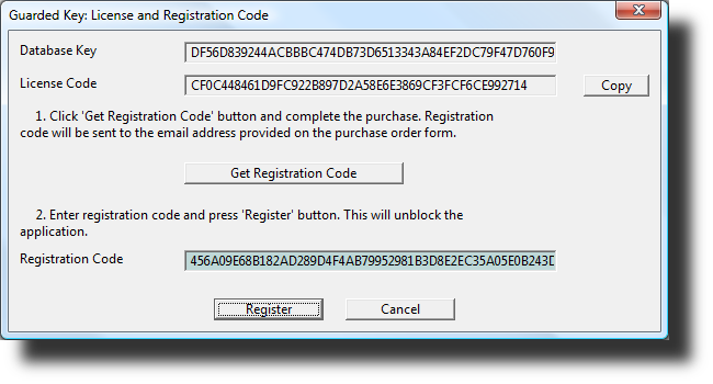 debut registration code